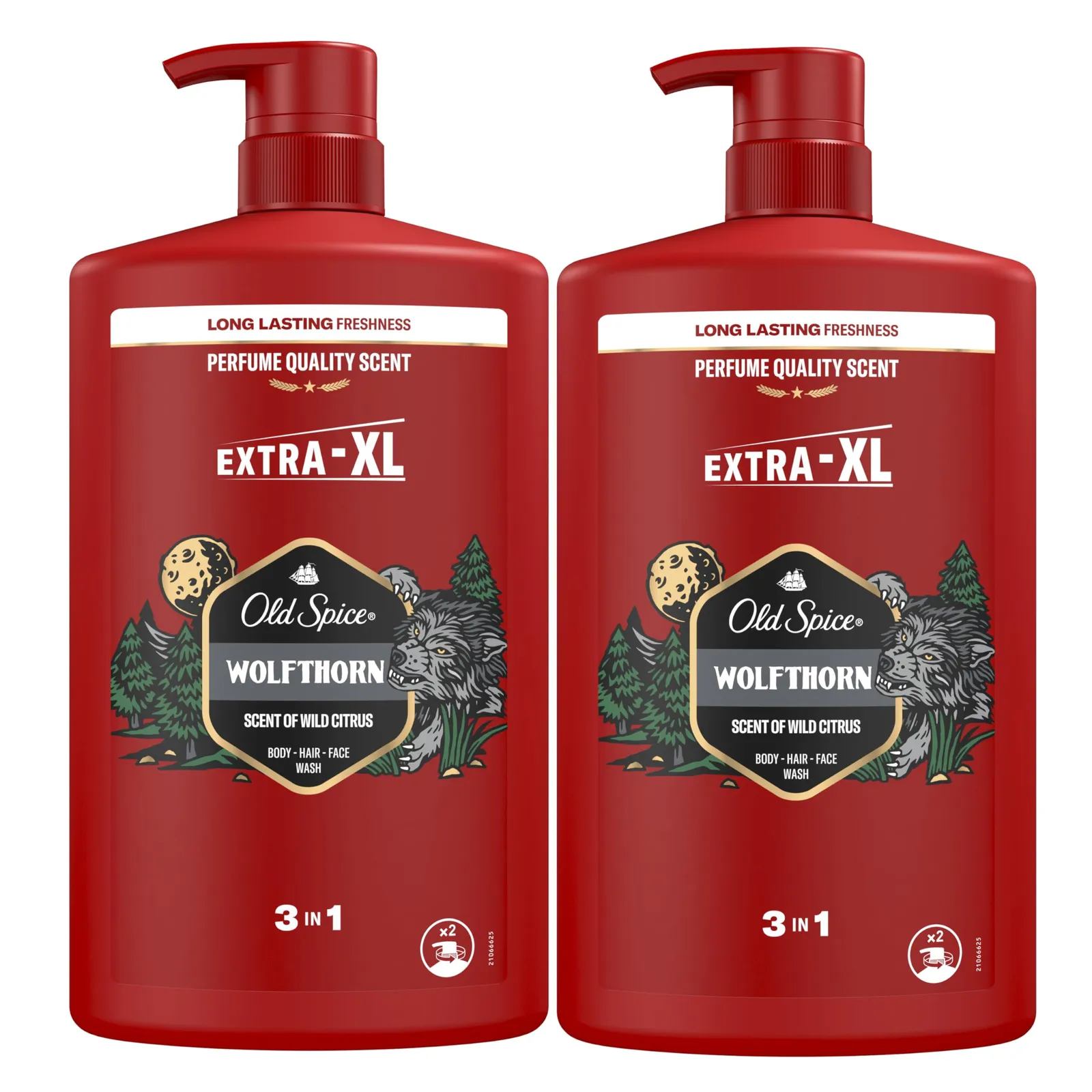 Pack 2x Old Spice Wolfthorn Gel y Champú 1L